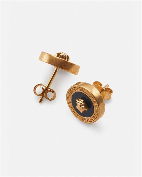 versace stud ring|Versace earrings.